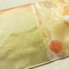 袋帯 六通柄 フォーマル用 正絹 木の葉・植物柄 箔 金糸 帯 金・銀_画像16