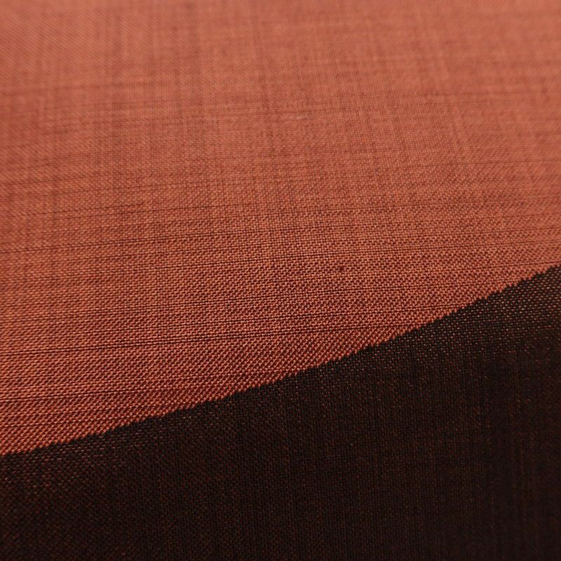 袋帯 太鼓柄 一般用 正絹 人物・動物柄 帯 小豆・エンジ_画像5