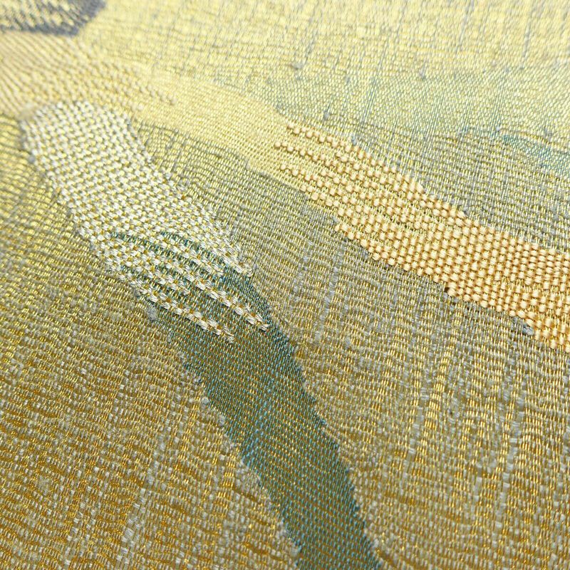 袋帯 太鼓柄 良品 フォーマル用 正絹 幾何学柄・抽象柄 金糸 帯 金・銀_画像3