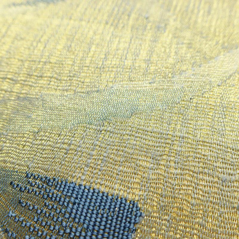 袋帯 太鼓柄 良品 フォーマル用 正絹 幾何学柄・抽象柄 金糸 帯 金・銀_画像5