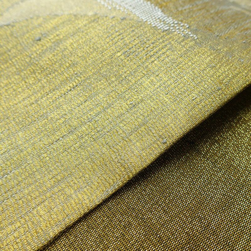 袋帯 太鼓柄 良品 フォーマル用 正絹 幾何学柄・抽象柄 金糸 帯 金・銀_画像11