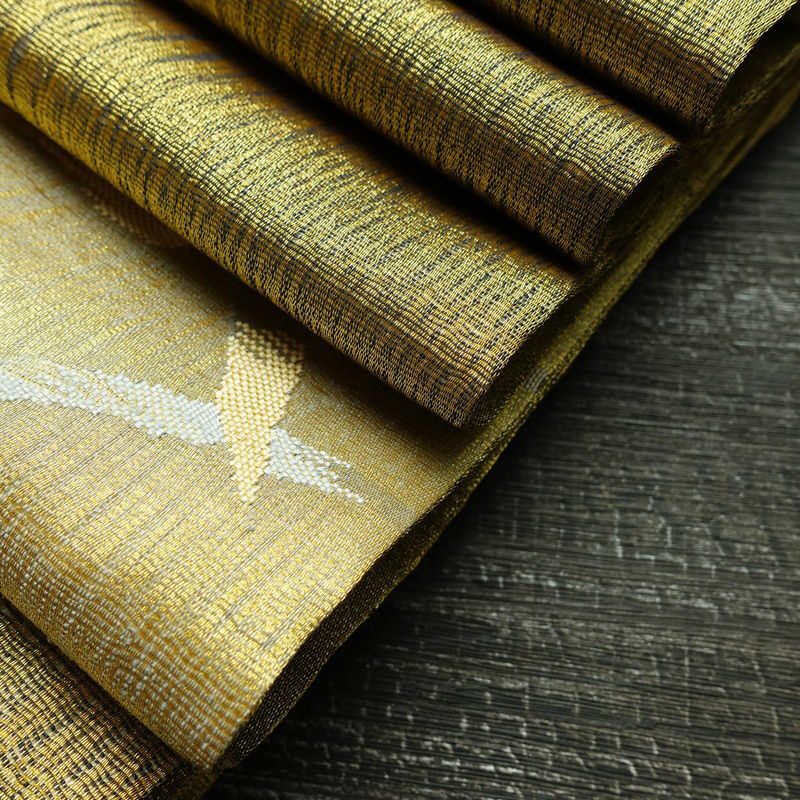 袋帯 太鼓柄 良品 フォーマル用 正絹 幾何学柄・抽象柄 金糸 帯 金・銀_画像21