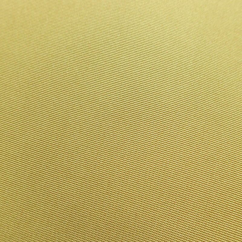 名古屋帯 全通柄 良品 正絹 無地 名古屋仕立て 帯 黄・黄土色_画像4