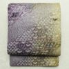 袋帯 ふくれ織 全通柄 美品 フォーマル用 正絹 箔 金糸 帯_画像1