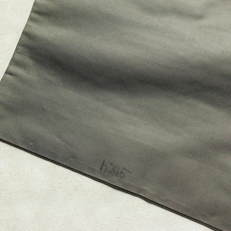 袋帯 六通柄 フォーマル用 正絹 花柄 金糸 帯 紅葉 グレー_画像20