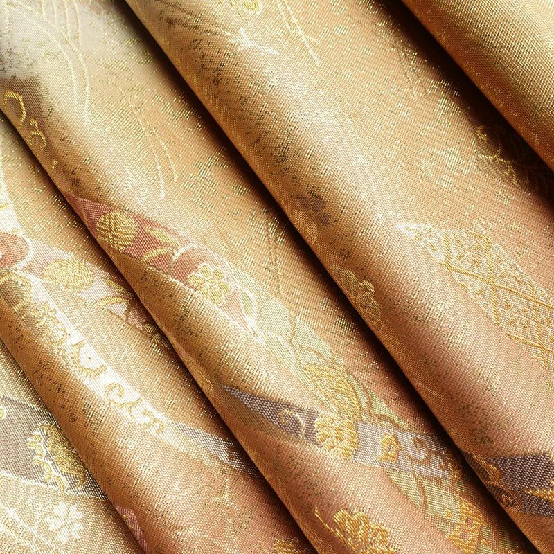 袋帯 六通柄 フォーマル用 正絹 古典柄 箔 金糸 帯 金・銀_画像20