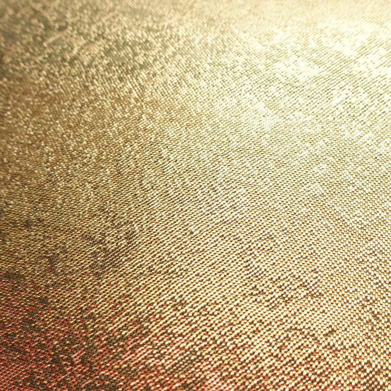 袋帯 六通柄 フォーマル用 正絹 縞柄・線柄 箔 帯 橙_画像5