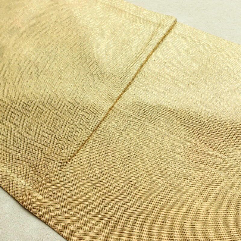 袋帯 六通柄 フォーマル用 正絹 風景柄 箔 帯 金・銀_画像17