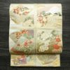 袋帯 純金箔 六通柄 良品 フォーマル用 正絹 箔 金糸 帯 クリーム_画像1
