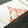 名古屋帯 太鼓柄 良品 銀駒刺繍 正絹 花柄 名古屋仕立て 箔 刺繍 帯 金・銀_画像11