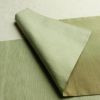 袋帯 太鼓柄 良品 一般用 正絹 花柄 帯 緑・うぐいす色_画像9