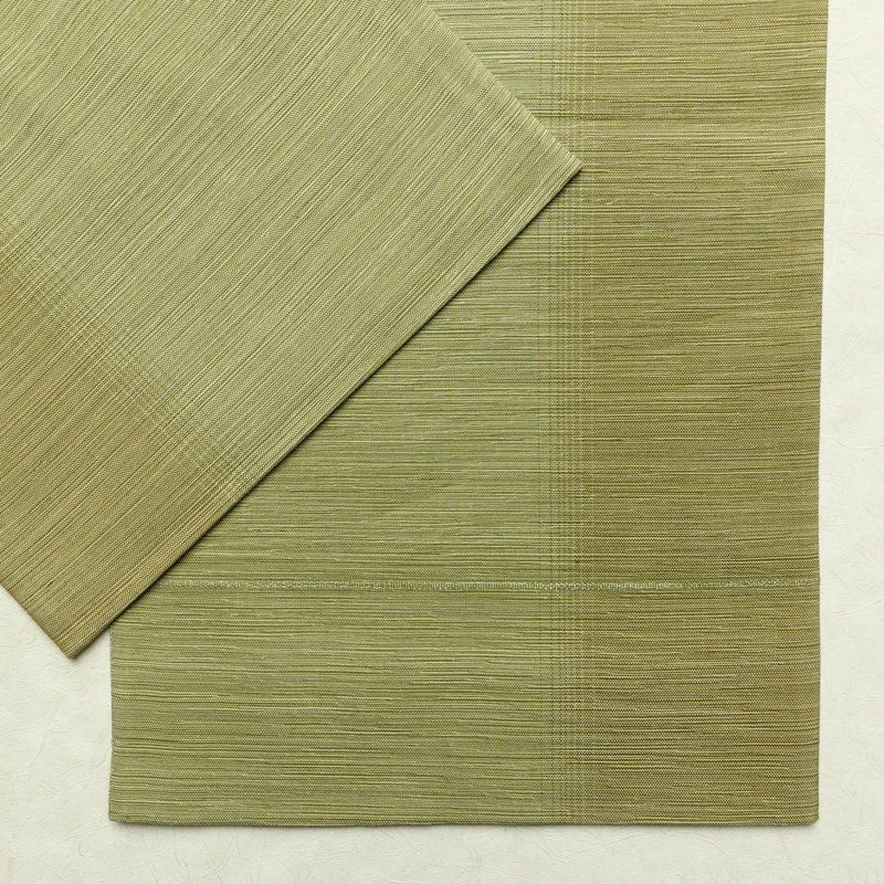 袋帯 太鼓柄 良品 一般用 正絹 花柄 帯 緑・うぐいす色_画像13