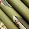 袋帯 太鼓柄 良品 一般用 正絹 花柄 帯 緑・うぐいす色_画像20