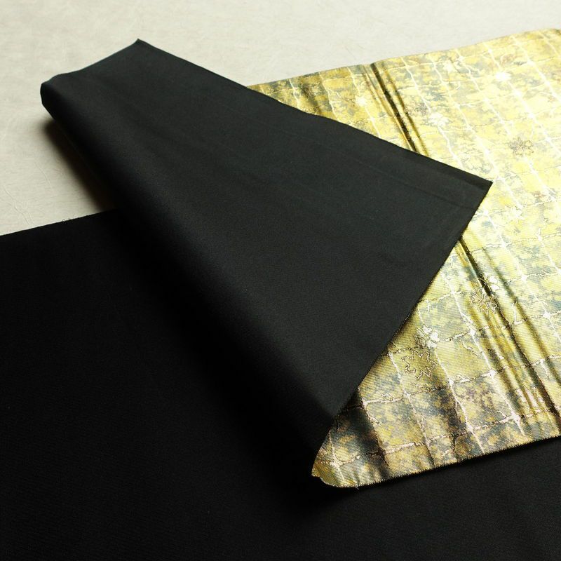 袋帯 服部織物 六通柄 美品 フォーマル用 正絹 花柄 箔 帯 金・銀_画像9