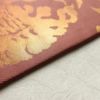 名古屋帯 六通柄 正絹 幾何学柄・抽象柄 名古屋仕立て 箔 帯 ピンク_画像12
