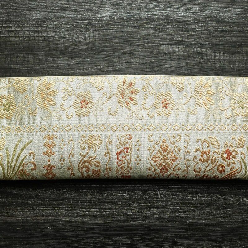 袋帯 六通柄 フォーマル用 正絹 金糸 帯 金・銀_画像14