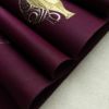 名古屋帯 太鼓柄 良品 正絹 その他の柄 通し仕立て 箔 刺繍 金糸 帯 紫・藤色_画像20