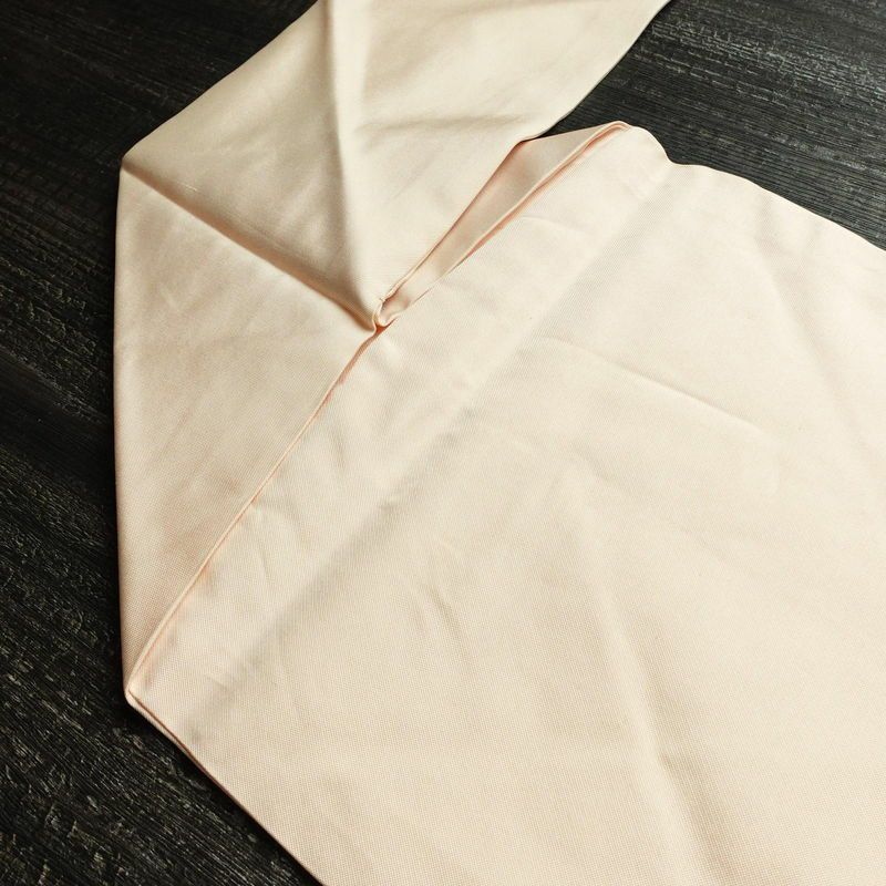 名古屋帯 太鼓柄 良品 正絹 花柄 名古屋仕立て 銀糸 ピンク_画像20