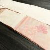 名古屋帯 太鼓柄 良品 正絹 花柄 名古屋仕立て 銀糸 ピンク_画像21
