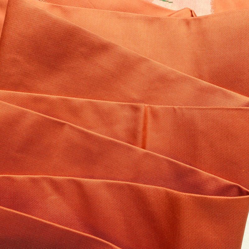 名古屋帯 太鼓柄 良品 正絹 木の葉・植物柄 名古屋仕立て 帯 ピンク_画像17