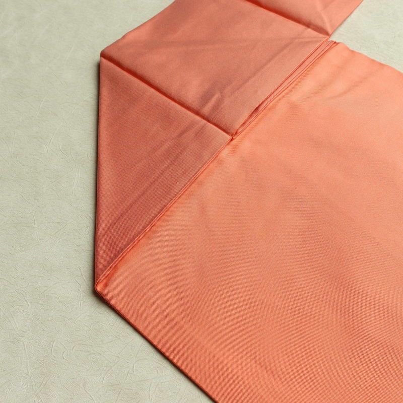 名古屋帯 太鼓柄 正絹 花柄 名古屋仕立て 銀糸 帯 ピンク_画像20