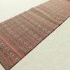 名古屋帯 全通柄 美品 正絹 幾何学柄・抽象柄 名古屋仕立て 帯 ピンク_画像7
