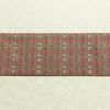 名古屋帯 全通柄 美品 正絹 幾何学柄・抽象柄 名古屋仕立て 帯 ピンク_画像12