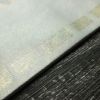 名古屋帯 太鼓柄 正絹 幾何学柄・抽象柄 名古屋仕立て 箔 金糸 帯 青・紺_画像11