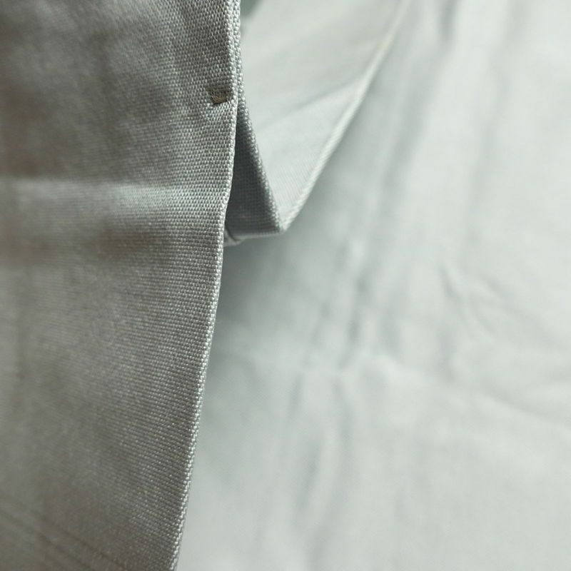 名古屋帯 太鼓柄 正絹 幾何学柄・抽象柄 名古屋仕立て 箔 金糸 帯 青・紺_画像20