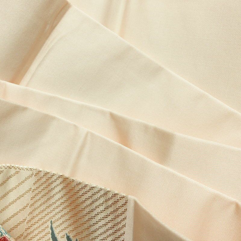 名古屋帯 六通柄 良品 正絹 花柄 名古屋仕立て 箔 帯 ピンク_画像20