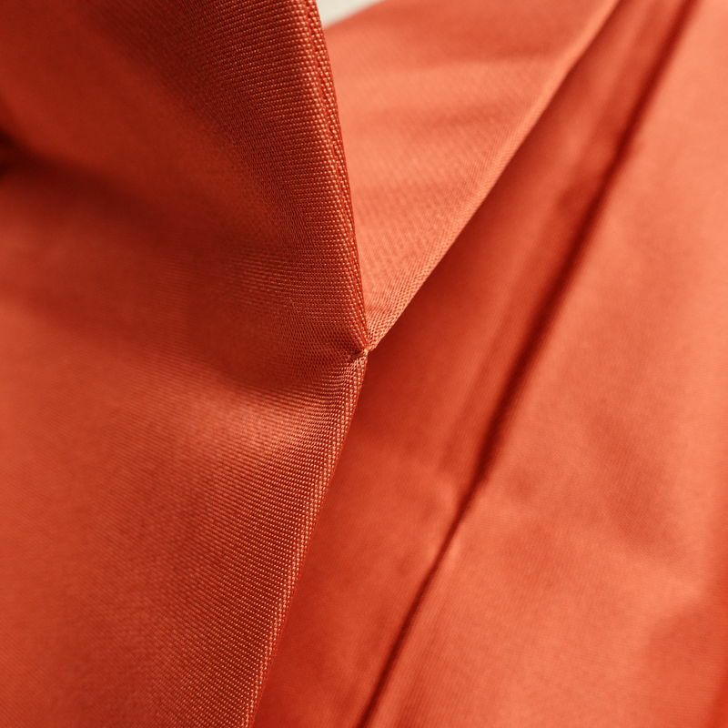 名古屋帯 桃山招宴文 本金箔 太鼓柄 美品 正絹 花柄 名古屋仕立て 箔 フォーマル 扇面 帯 赤・朱_画像19