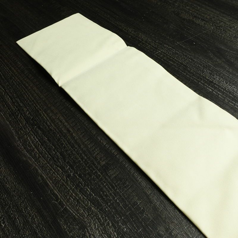 名古屋帯 太鼓柄 正絹 花柄 名古屋仕立て 箔 銀糸 帯 緑・うぐいす色_画像17