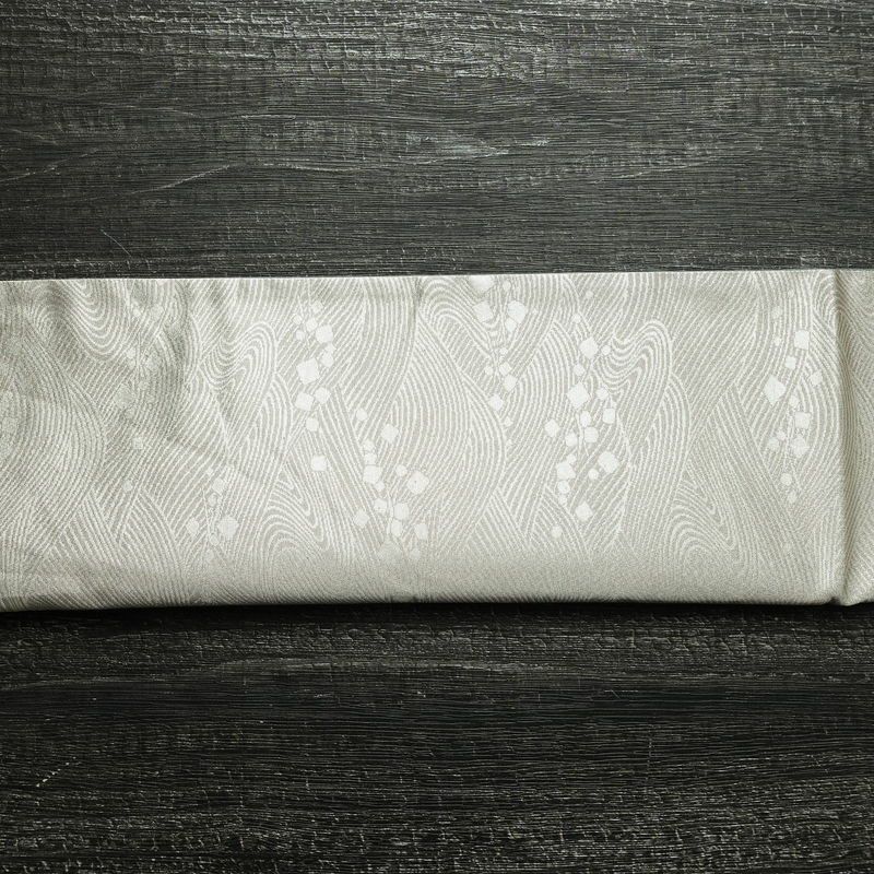 袋帯 全通柄 フォーマル用 正絹 流水・波柄 箔 帯 金・銀_画像13