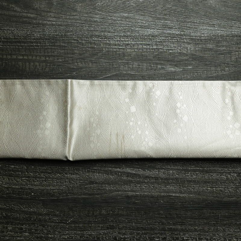 袋帯 全通柄 フォーマル用 正絹 流水・波柄 箔 帯 金・銀_画像14