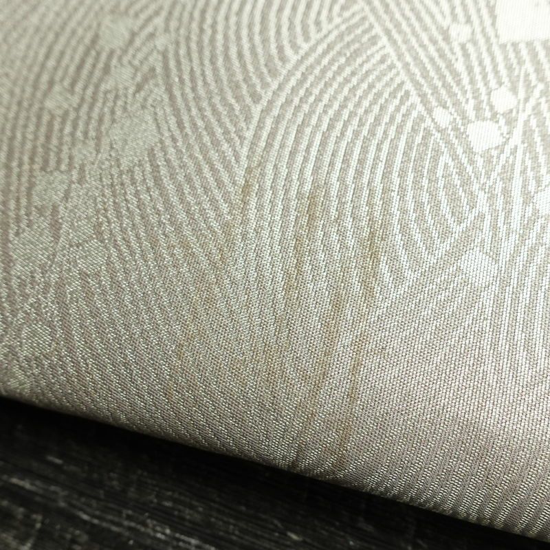 袋帯 全通柄 フォーマル用 正絹 流水・波柄 箔 帯 金・銀_画像15