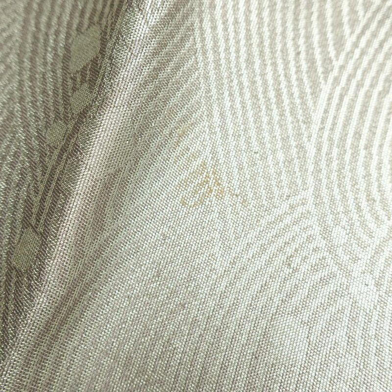 袋帯 全通柄 フォーマル用 正絹 流水・波柄 箔 帯 金・銀_画像16