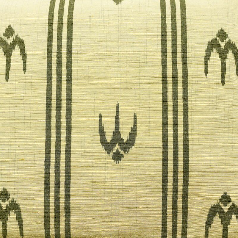 袋帯 全通柄 一般用 正絹 人物・動物柄 帯 クリーム_画像2