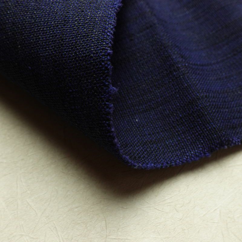 名古屋帯 太鼓柄 良品 正絹 幾何学柄・抽象柄 名古屋仕立て 帯 青・紺_画像10