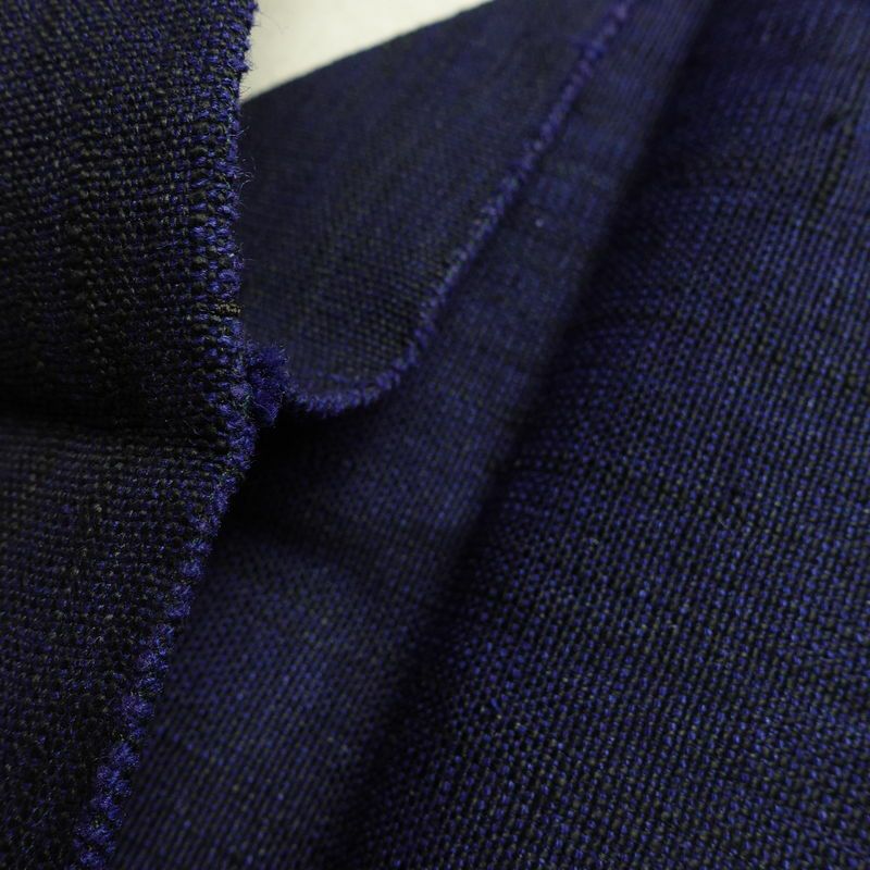 名古屋帯 太鼓柄 良品 正絹 幾何学柄・抽象柄 名古屋仕立て 帯 青・紺_画像18