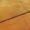 袋帯 紬地 六通柄 一般用 正絹 風景柄 帯 黄・黄土色_画像12