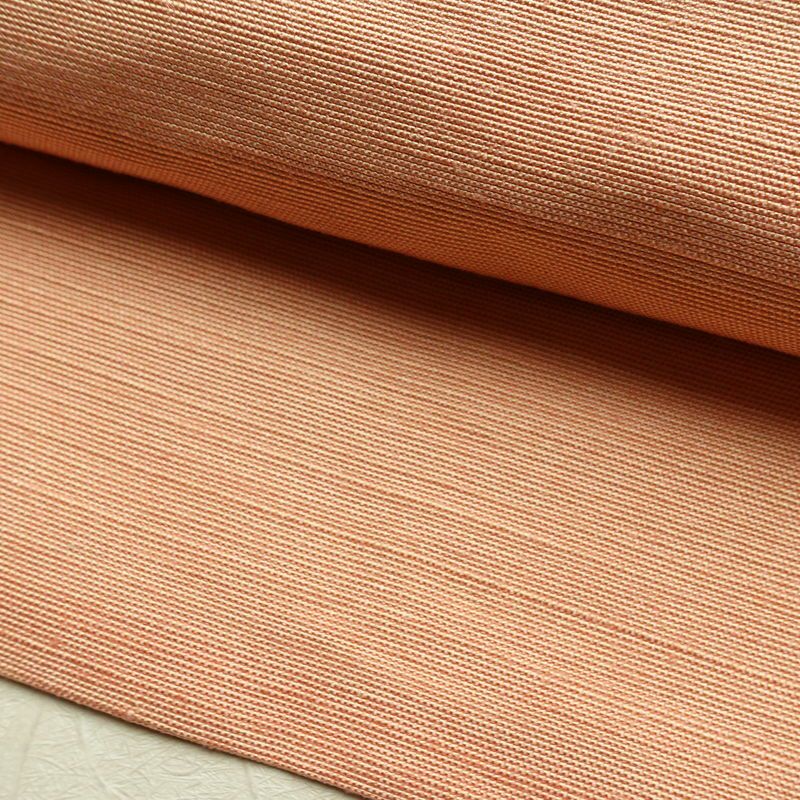 名古屋帯 太鼓柄 正絹 木の葉・植物柄 名古屋仕立て 帯 ピンク_画像7