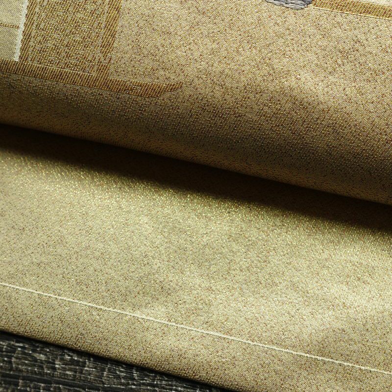 名古屋帯 太鼓柄 正絹 その他の柄 名古屋仕立て 箔 刺繍 金通し 帯 金・銀_画像8