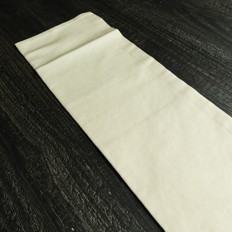 名古屋帯 太鼓柄 正絹 花柄 名古屋仕立て 箔 帯 クリーム_画像16