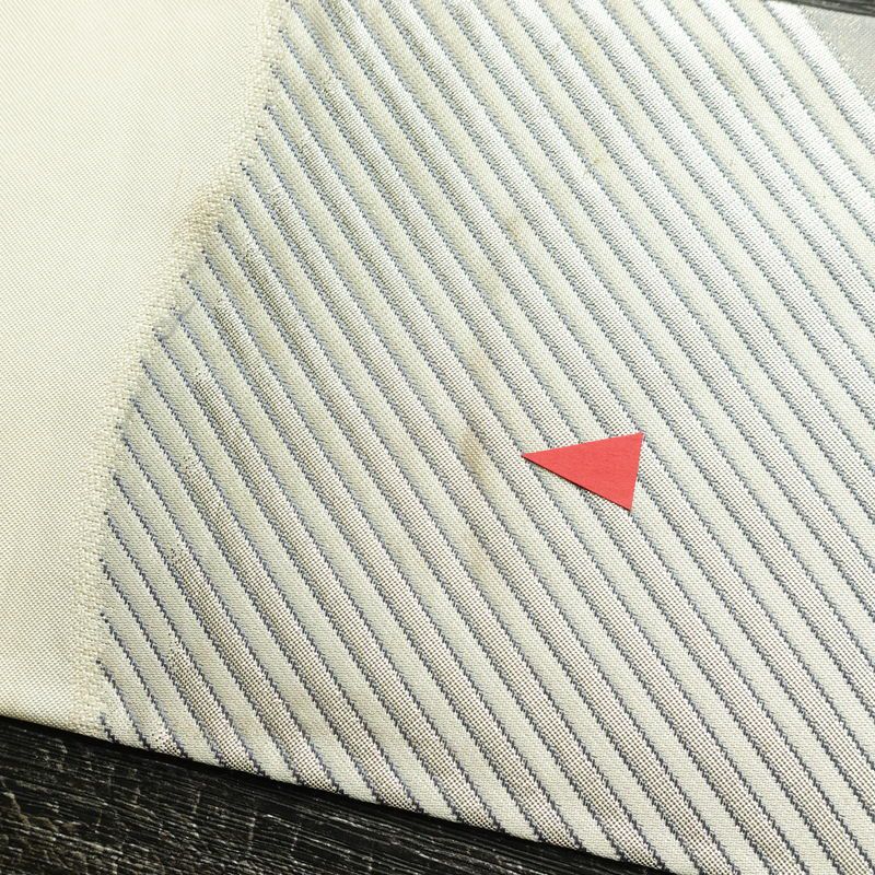 名古屋帯 太鼓柄 正絹 花柄 名古屋仕立て 箔 刺繍 帯 ファンシー 多色使い_画像19