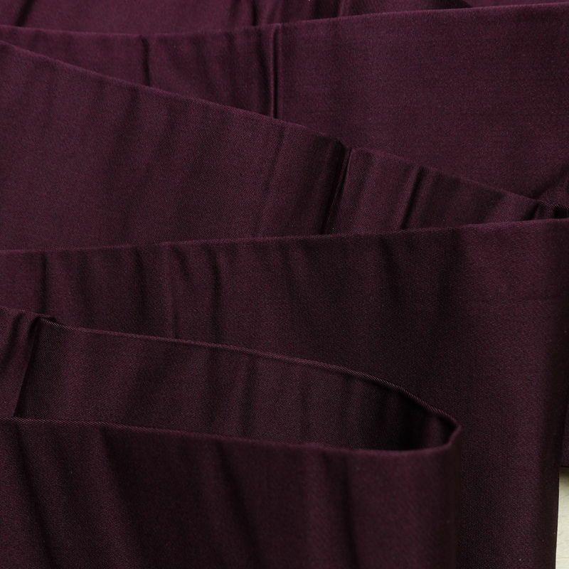 名古屋帯 太鼓柄 正絹 木の葉・植物柄 名古屋仕立て 箔 金糸 帯 紫・藤色_画像18