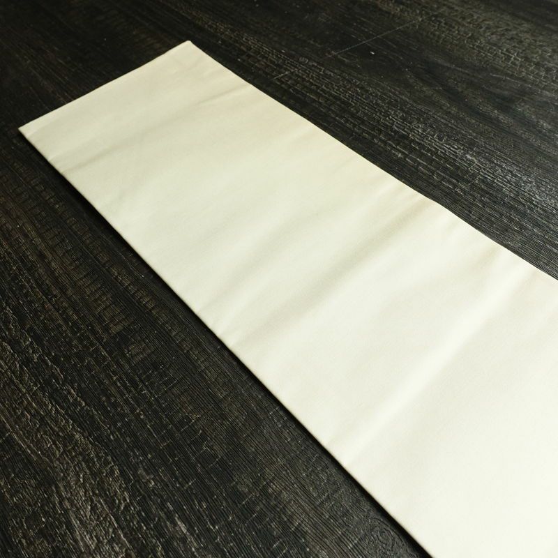 名古屋帯 太鼓柄 美品 正絹 花柄 名古屋仕立て 箔 帯 白_画像17