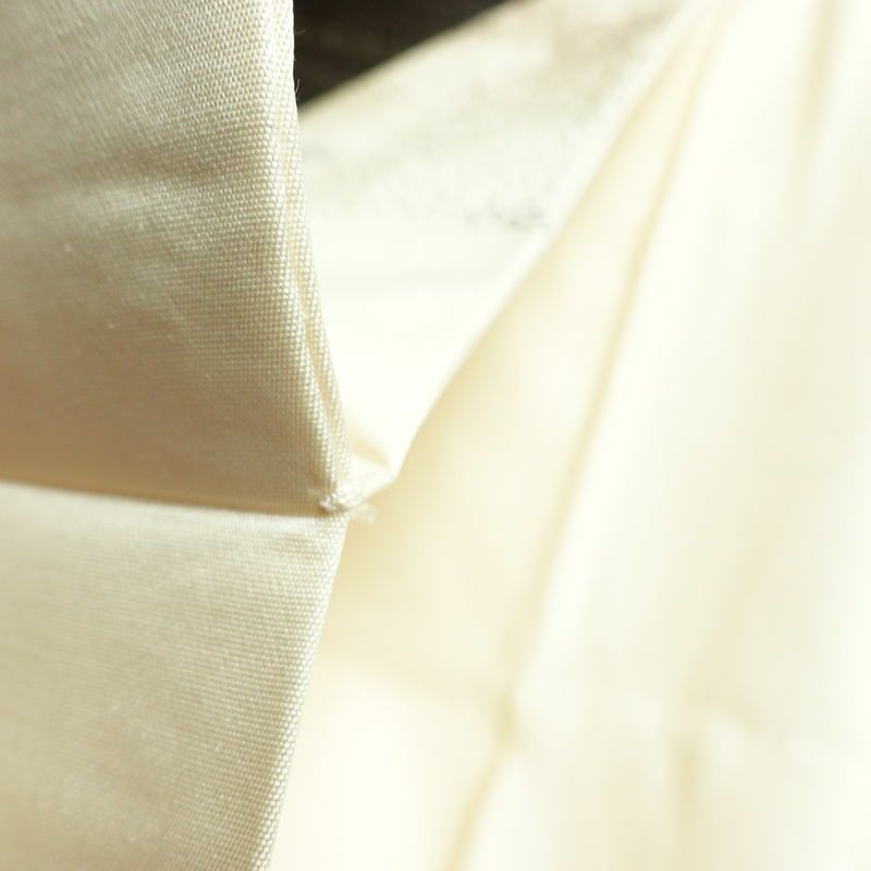 名古屋帯 太鼓柄 美品 正絹 花柄 名古屋仕立て 箔 帯 白_画像20