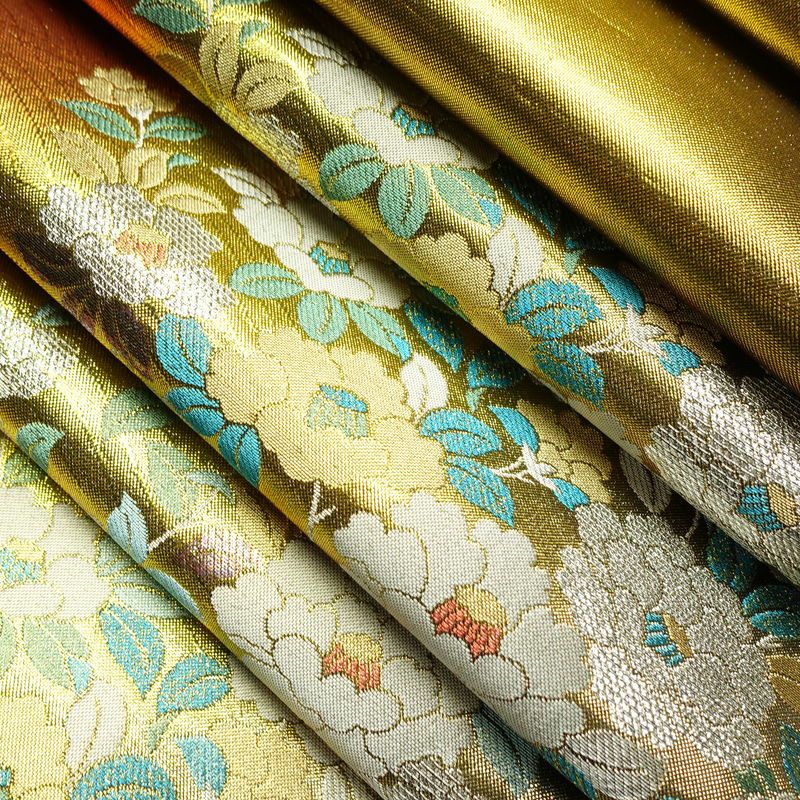 袋帯 六通柄 良品 フォーマル用 正絹 花柄 箔 帯 多色使い_画像19