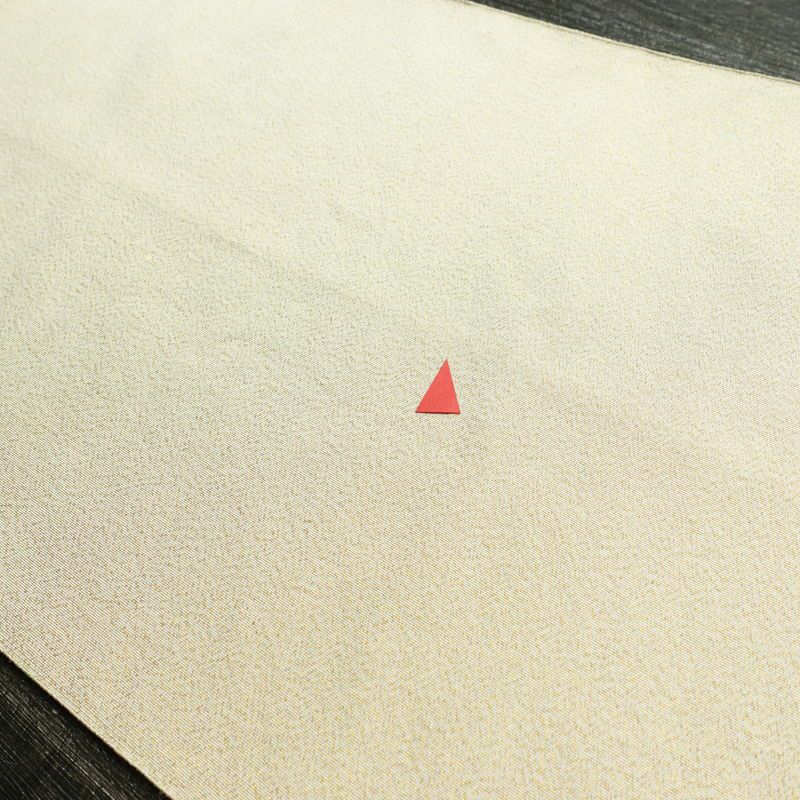 袋帯 太鼓柄 フォーマル用 正絹 古典柄 箔 金通し 帯 扇面 クリーム_画像17