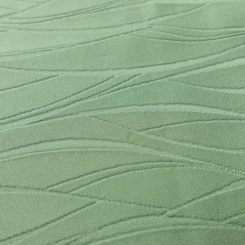 色無地 一つ紋付き 正絹 木の葉・植物柄 袷仕立て 身丈153cm 裄丈64.5cm 一部しつけ糸付き 着物 緑・うぐいす色_画像7